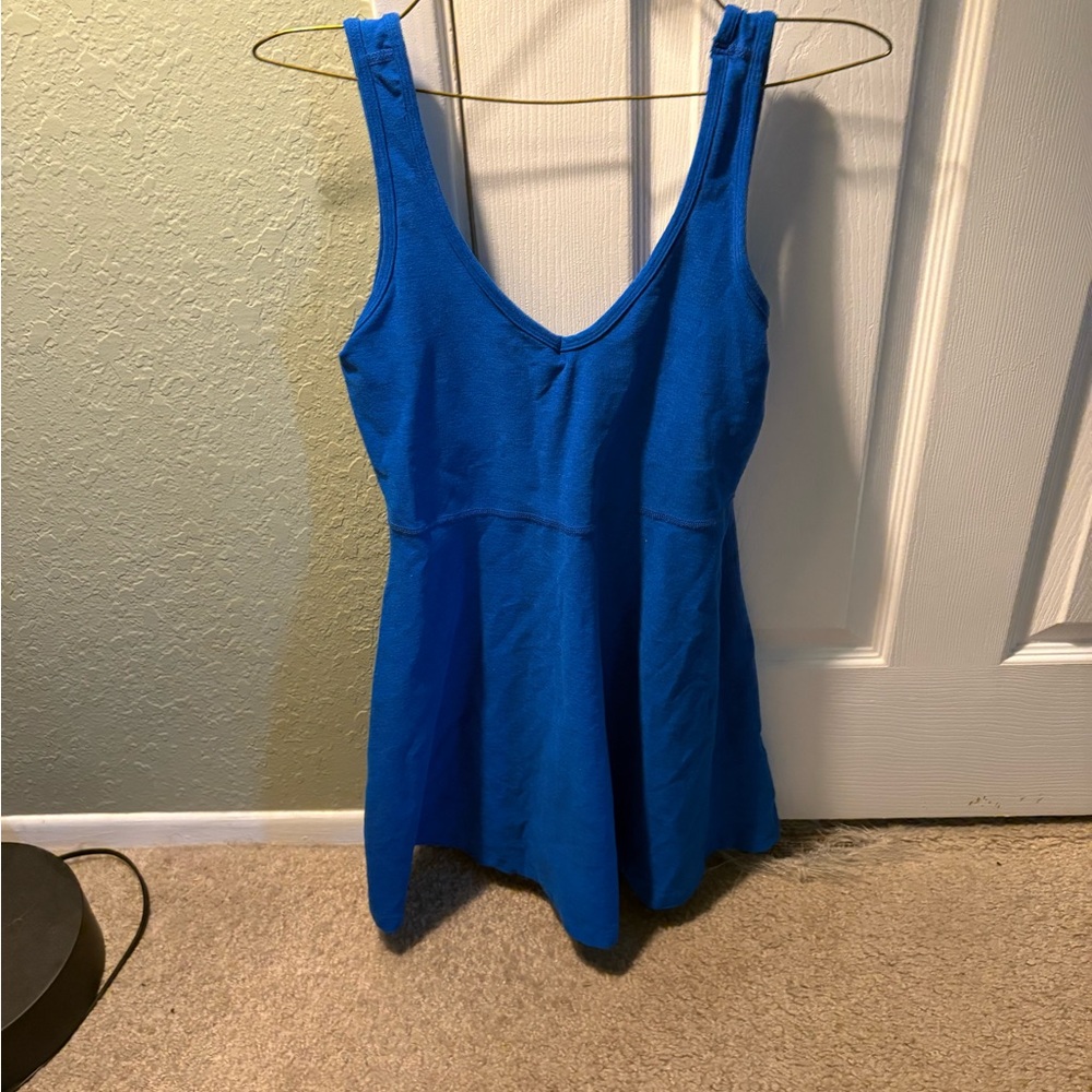 Beyond Yoga Fitted Blue tank top dress